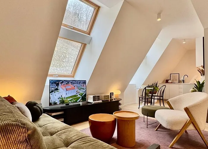 Elegant Loft By Castle&danube Old Town Free Parking 公寓